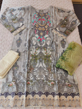 Pakistani Stitched lawn Embroidered Salwar kameez ready to ship