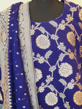 Pure Khaddi Georgette Banarasi Salwer Kamiz