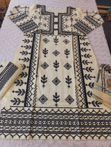 Pakistani Stitched lawn Embroidered Salwar kameez ready to ship