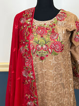 Pakistani Embroidered Party wear  Ready To Ship