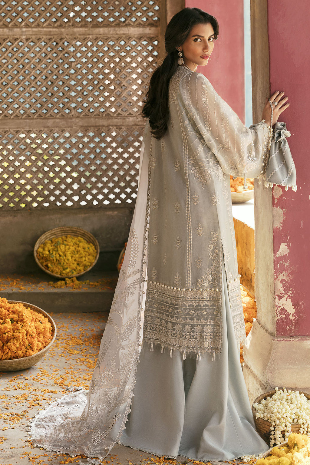 Dhoop Kinara By Afrozeh Embroidered Chiffon Collection