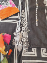 Pakistani Stitched lawn Embroidered Salwar kameez ready to ship