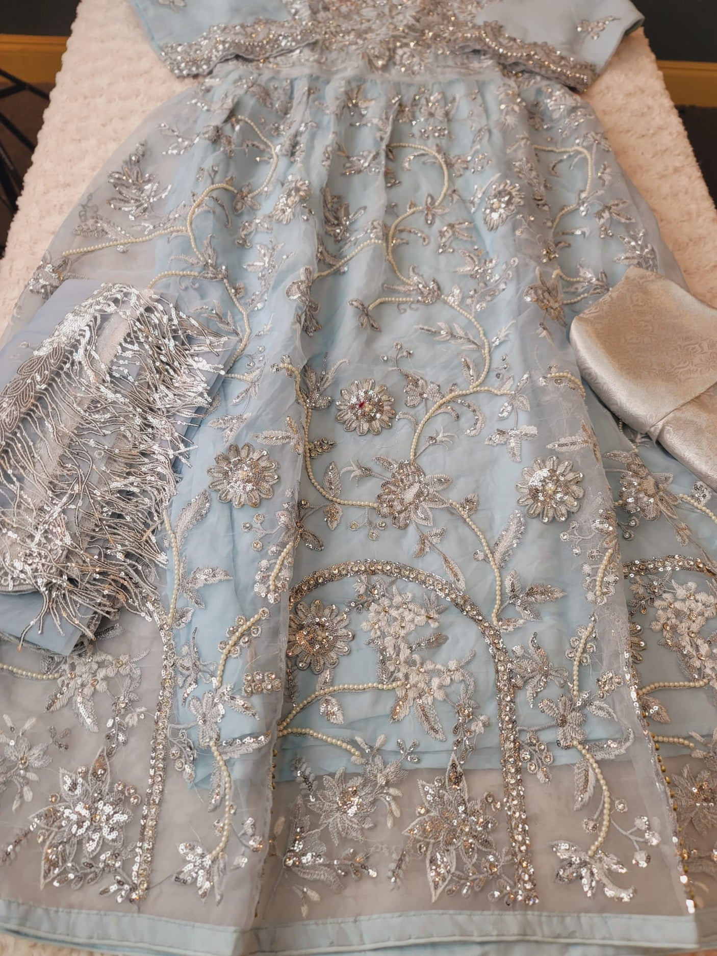 Pakistani Stitched Embroidery Party Wear Dresses Ready To Ship