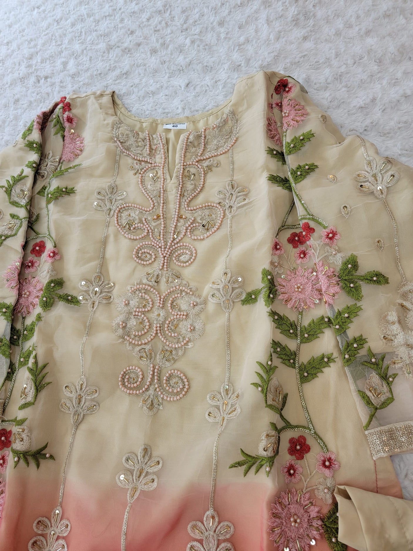 Pakistani Stitched Embroidery Party Wear Dresses Ready To Ship