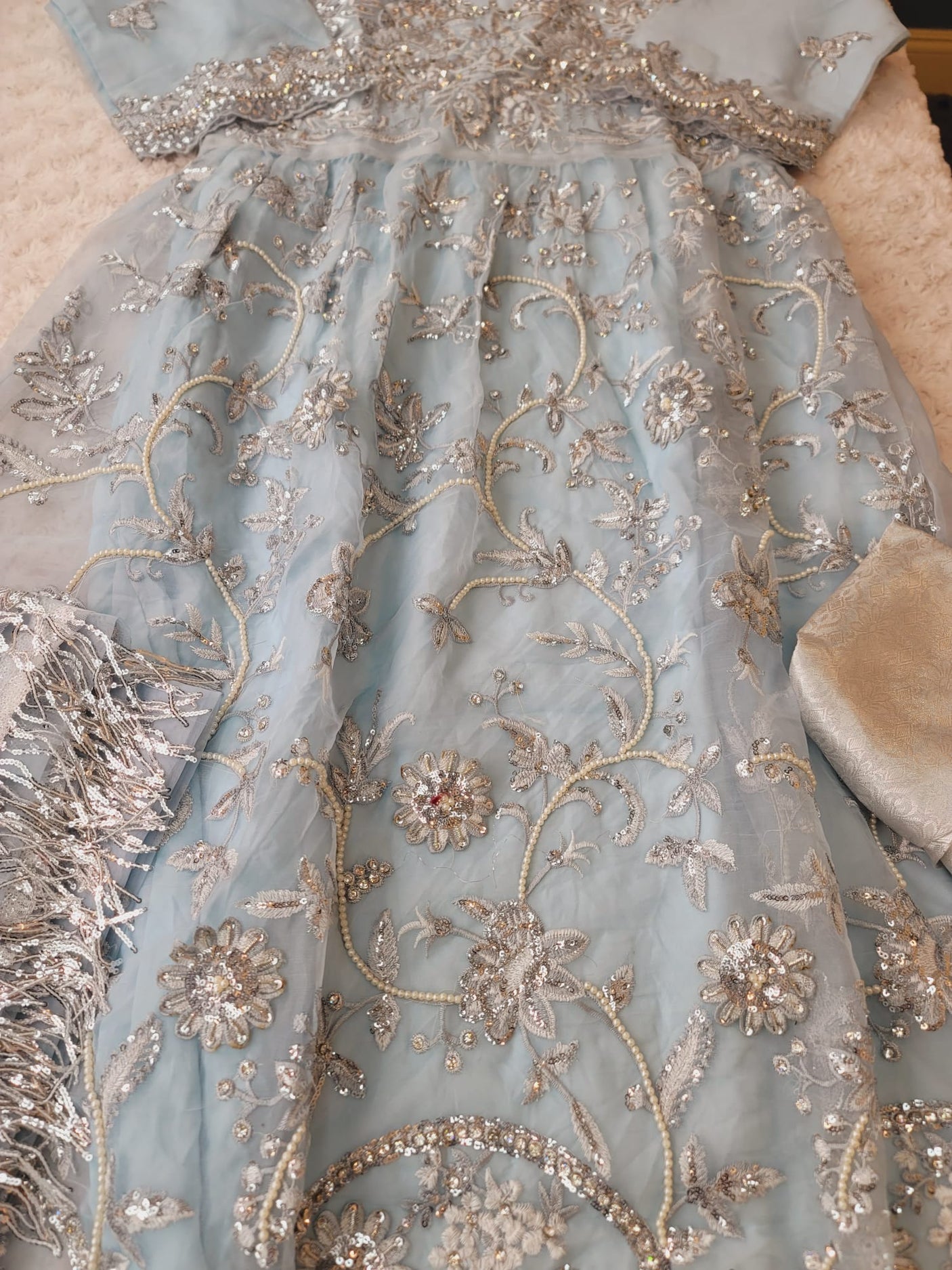 Pakistani Stitched Embroidery Party Wear Dresses Ready To Ship