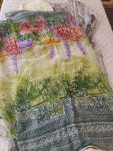 Pakistani Stitched lawn Embroidered Salwar kameez ready to ship