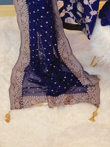 Pure Khaddi Georgette Banarasi Salwer Kamiz