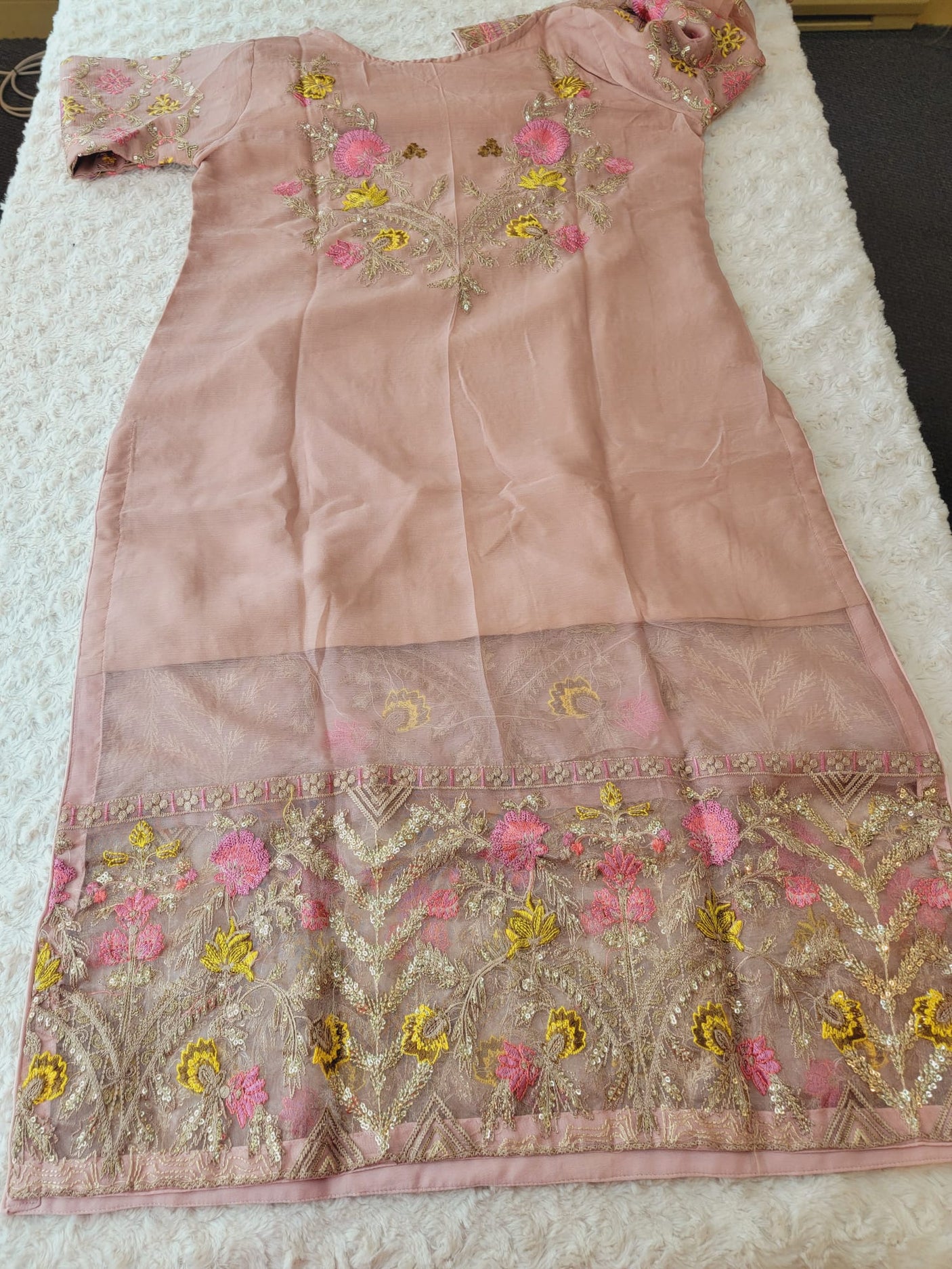 Pakistani Stitched Embroidery Party Wear Dresses Ready To Ship