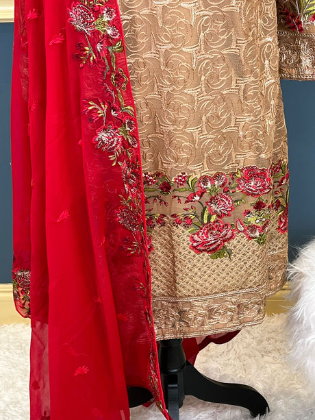 Pakistani Embroidered Party wear  Ready To Ship