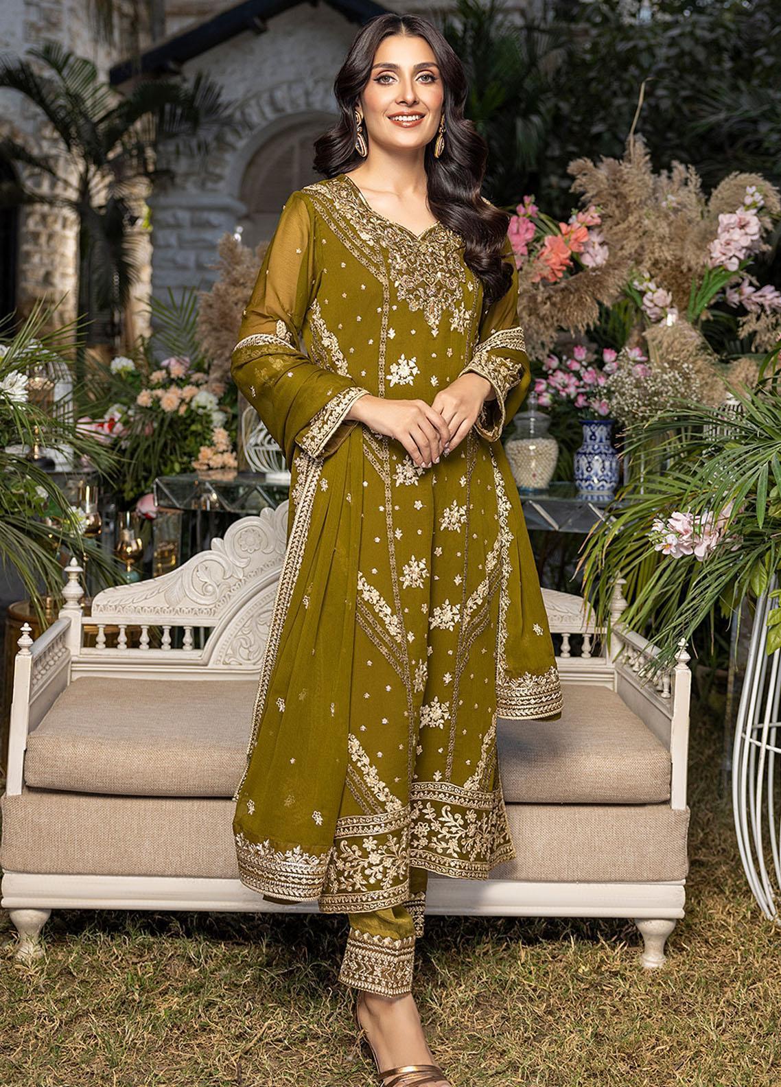 Azure luxury chiffon collection Collection 100% Original