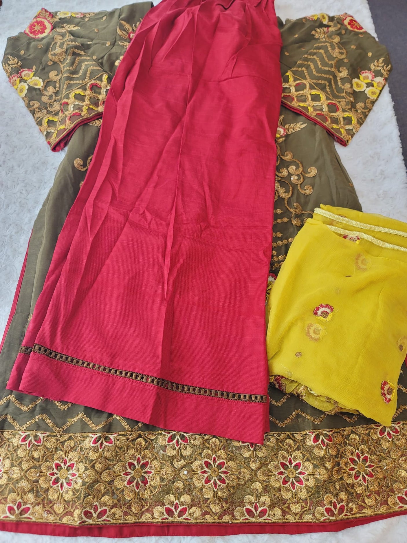 Pakistani Stitched Embroidery Party Wear Dresses Ready To Ship