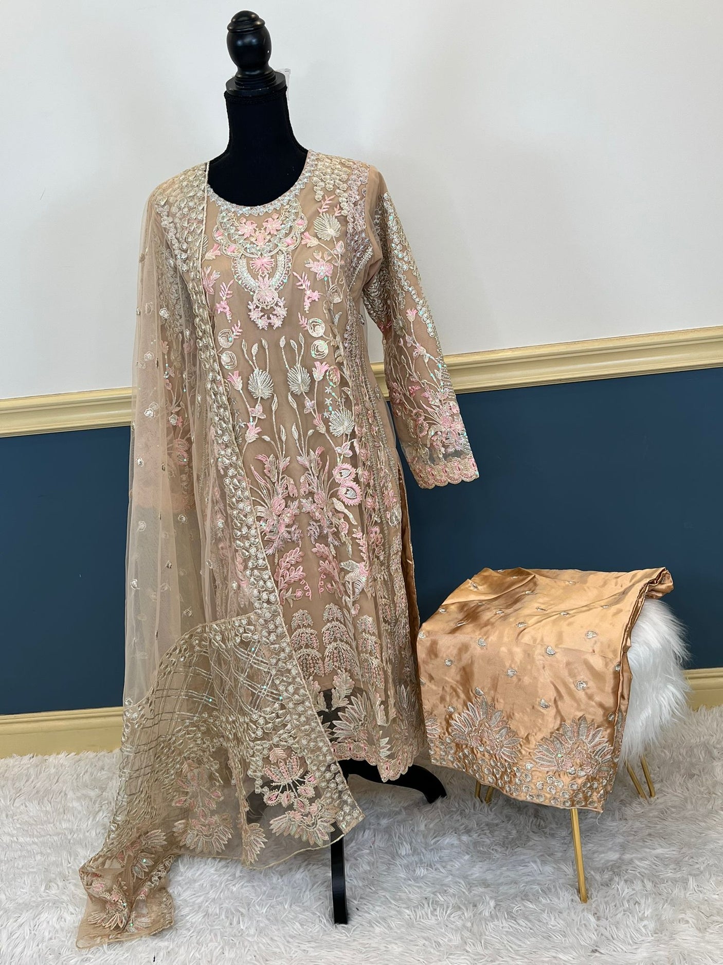 Pakistani Embroidered Party wear  Ready To Ship