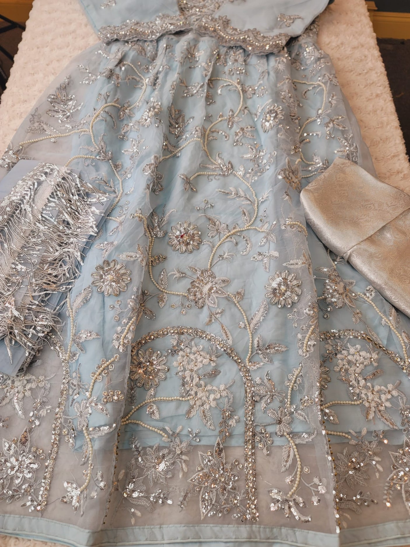 Pakistani Stitched Embroidery Party Wear Dresses Ready To Ship