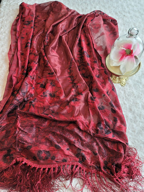 Silk printed long Hizab 2020-100% Original Guaranteed