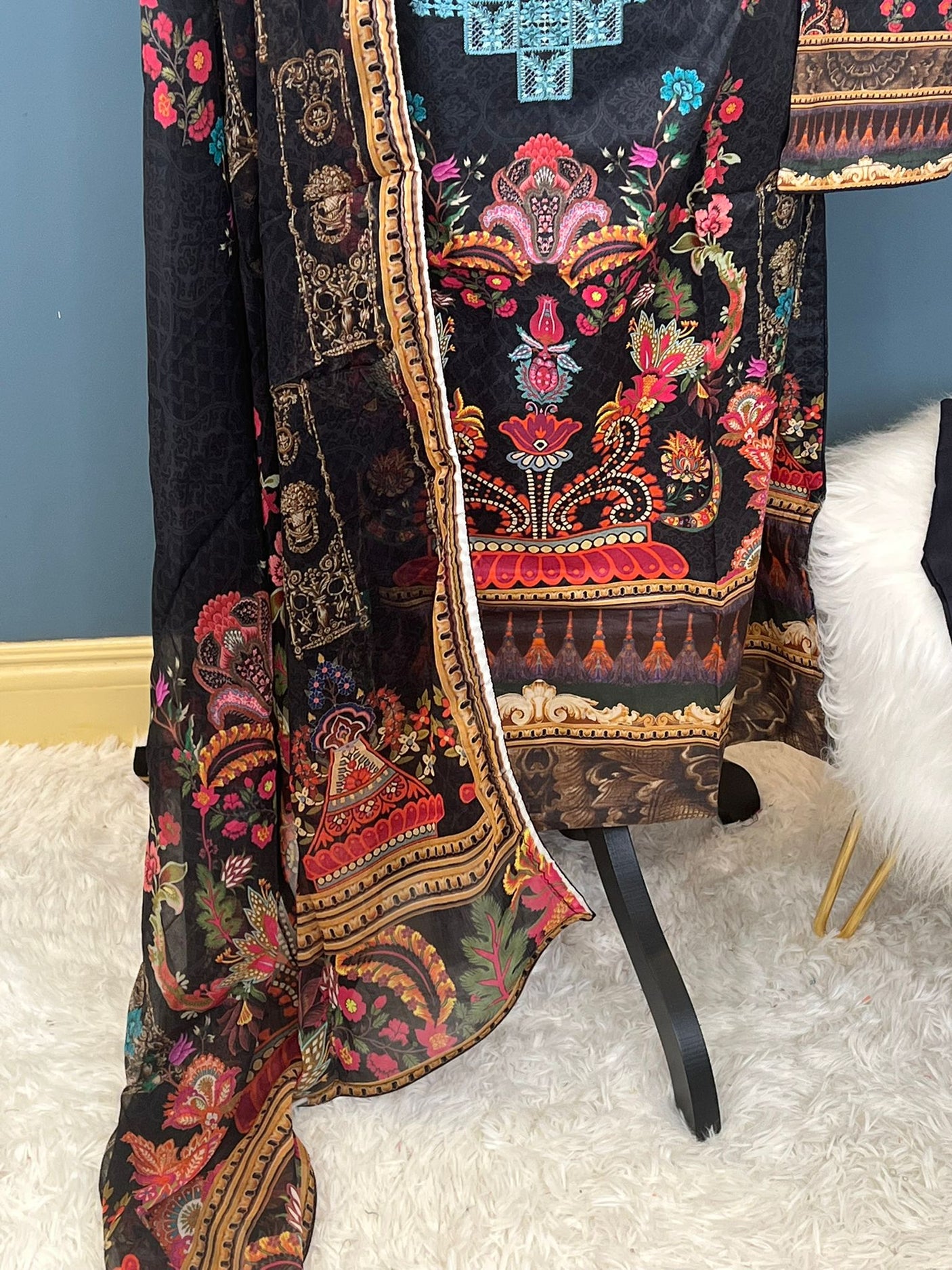 Pakistani Stitched Embroidery luxury  lawn Dresses Ready To Ship