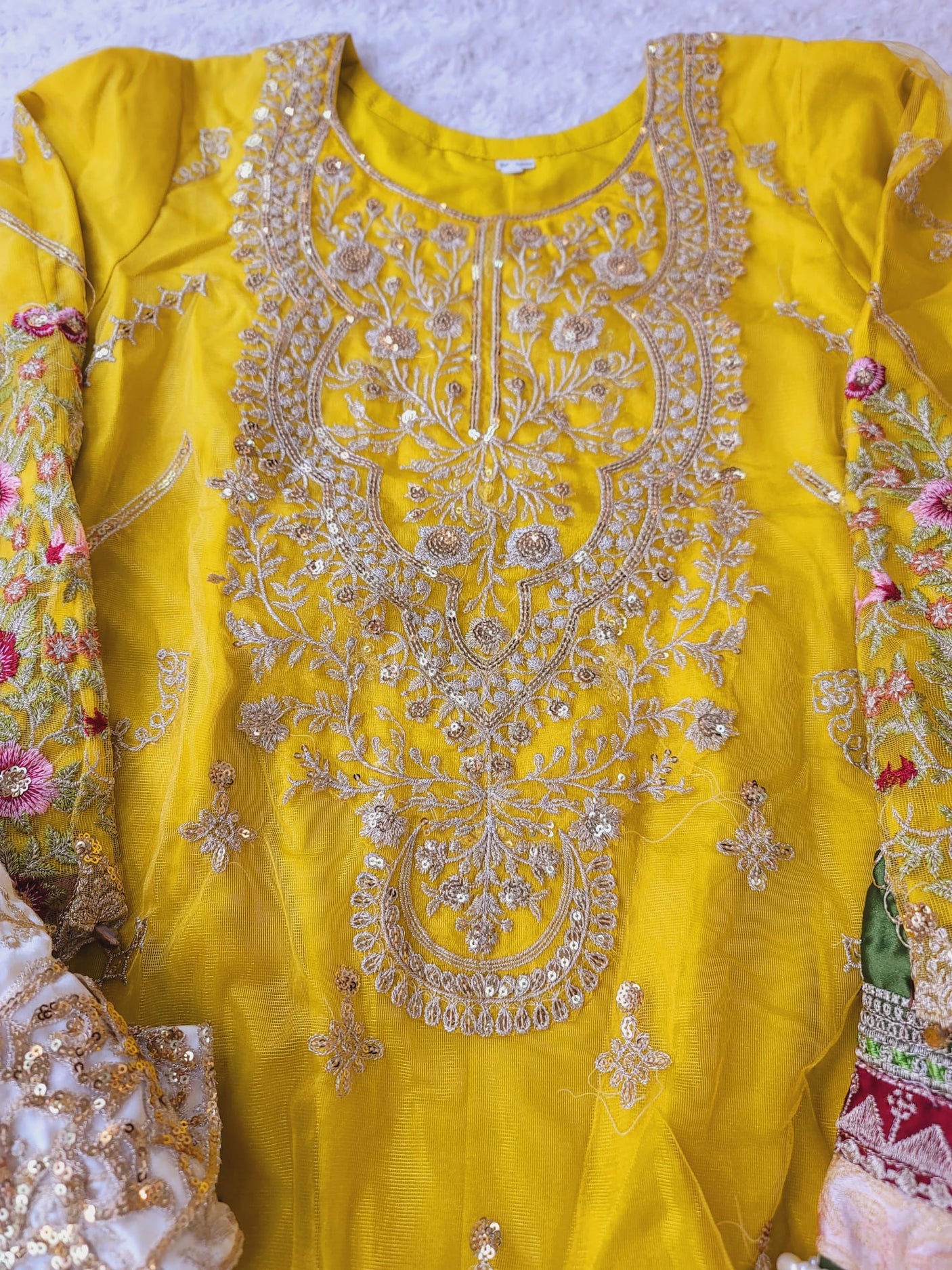 Pakistani Stitched Embroidery Party Wear Dresses Ready To Ship