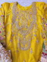 Pakistani Stitched Embroidery Party Wear Dresses Ready To Ship