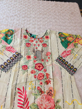 Pakistani Stitched lawn Embroidered Salwar kameez ready to ship