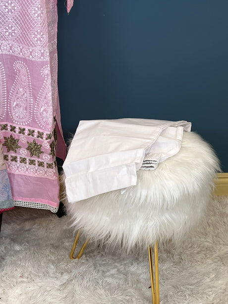 Indian Cotton Stitched Embroidery Suit Ready To Ship