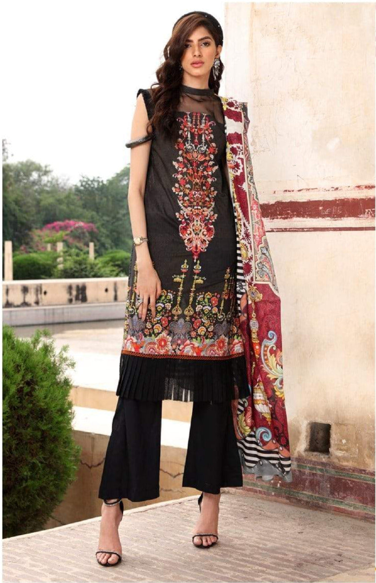 Rang Pasnd Inlays Embroidered Lawn Collection100% Original