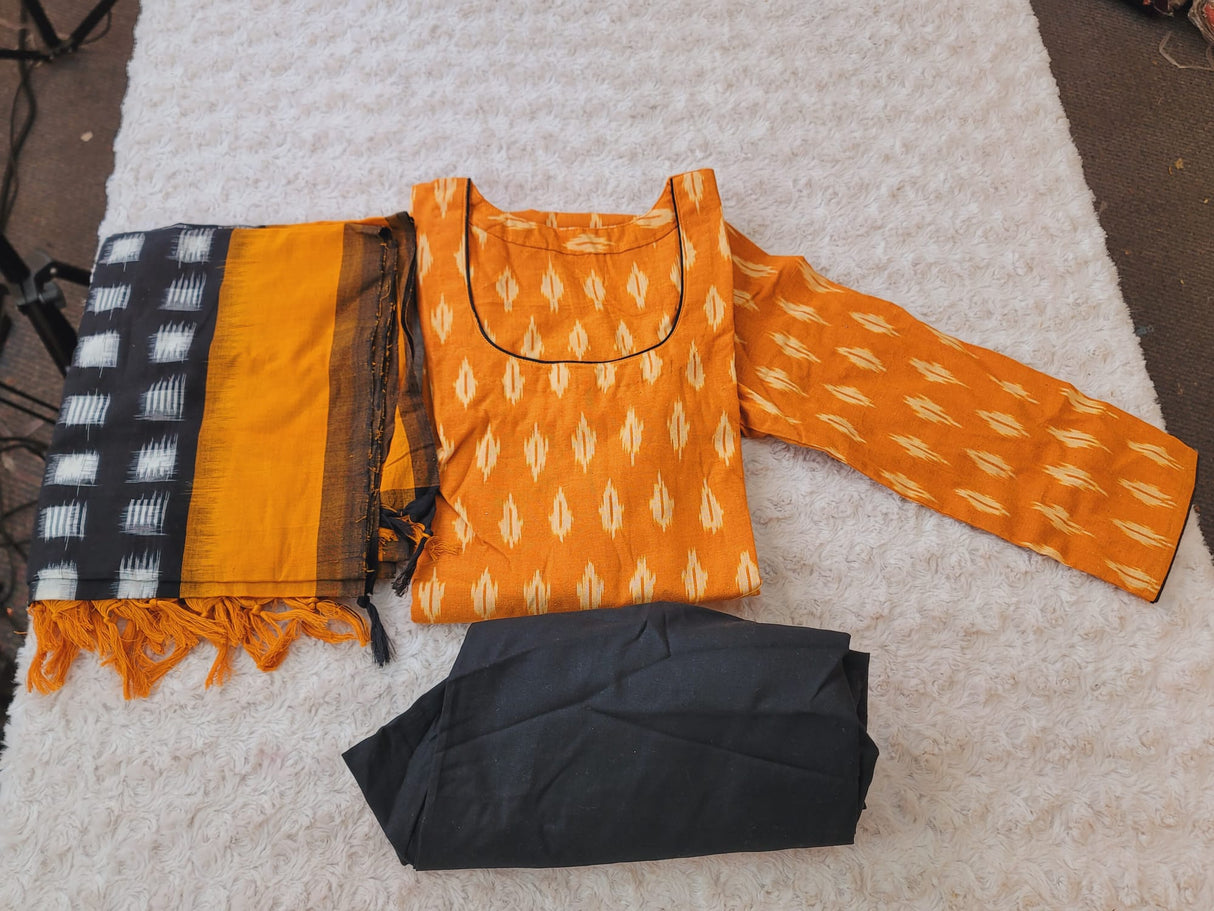 Handloom Ikkat Salwer Kamiz