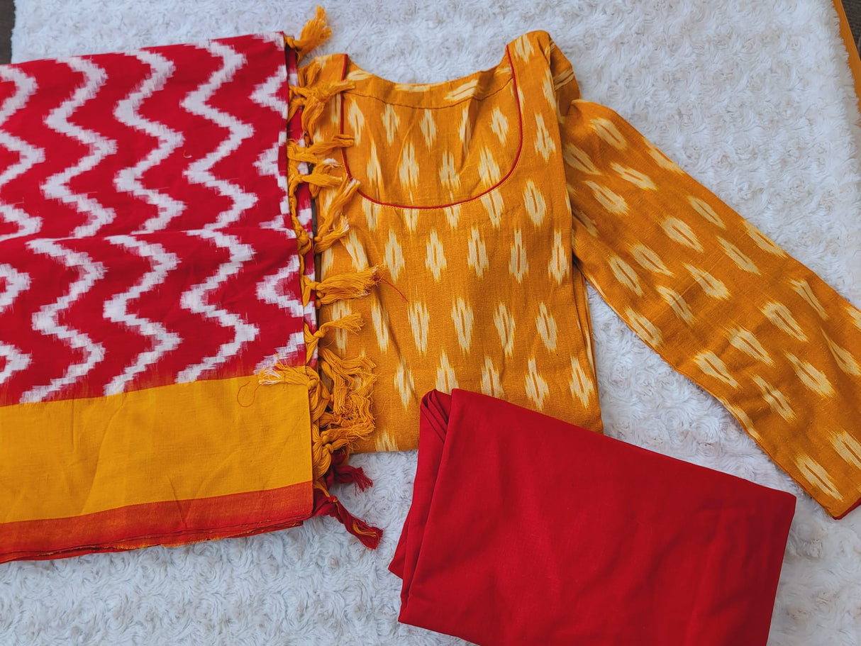 Handloom Ikkat Salwer Kamiz