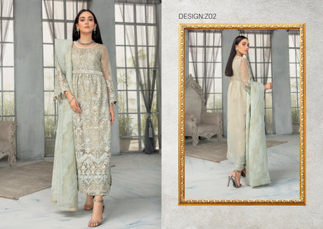 Zuha By Zylish Book Chiffon Collection -100% Original Guaranteed