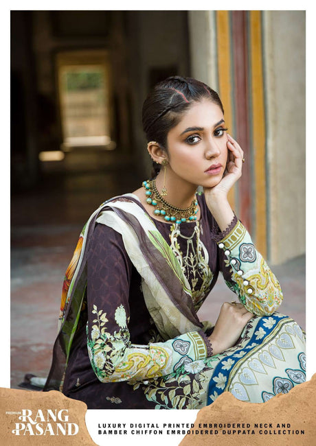 Rang Pasand Lawn Collection By Gull Jee-100% Original Guaranteed