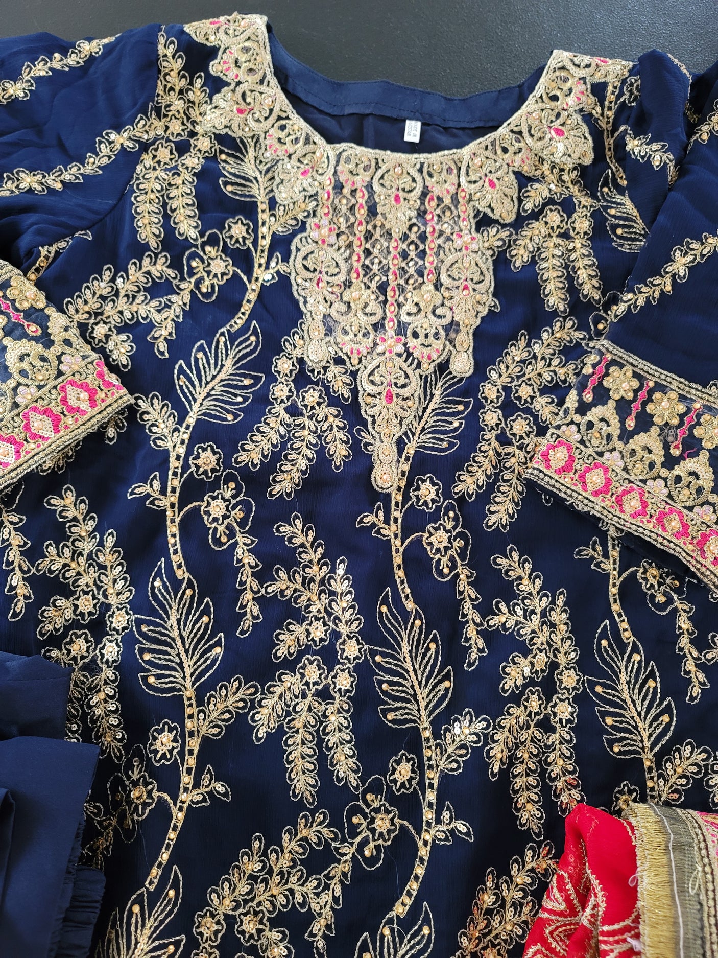 Pakistani Stitched Embroidery Party Wear Dresses Ready To Ship