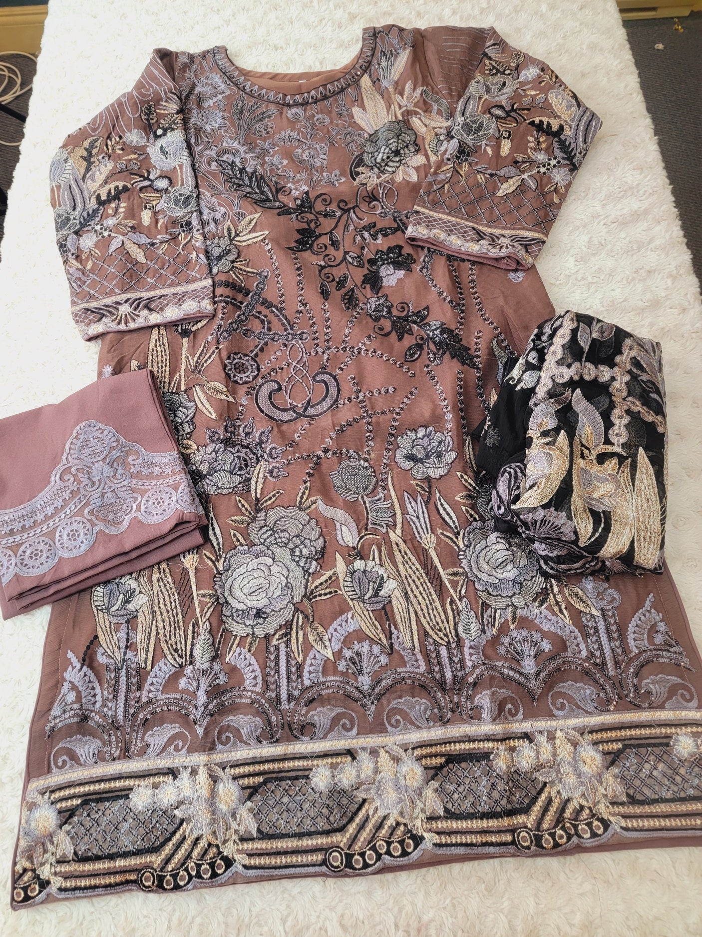 Pakistani Embroidered Party wear  Ready To Ship