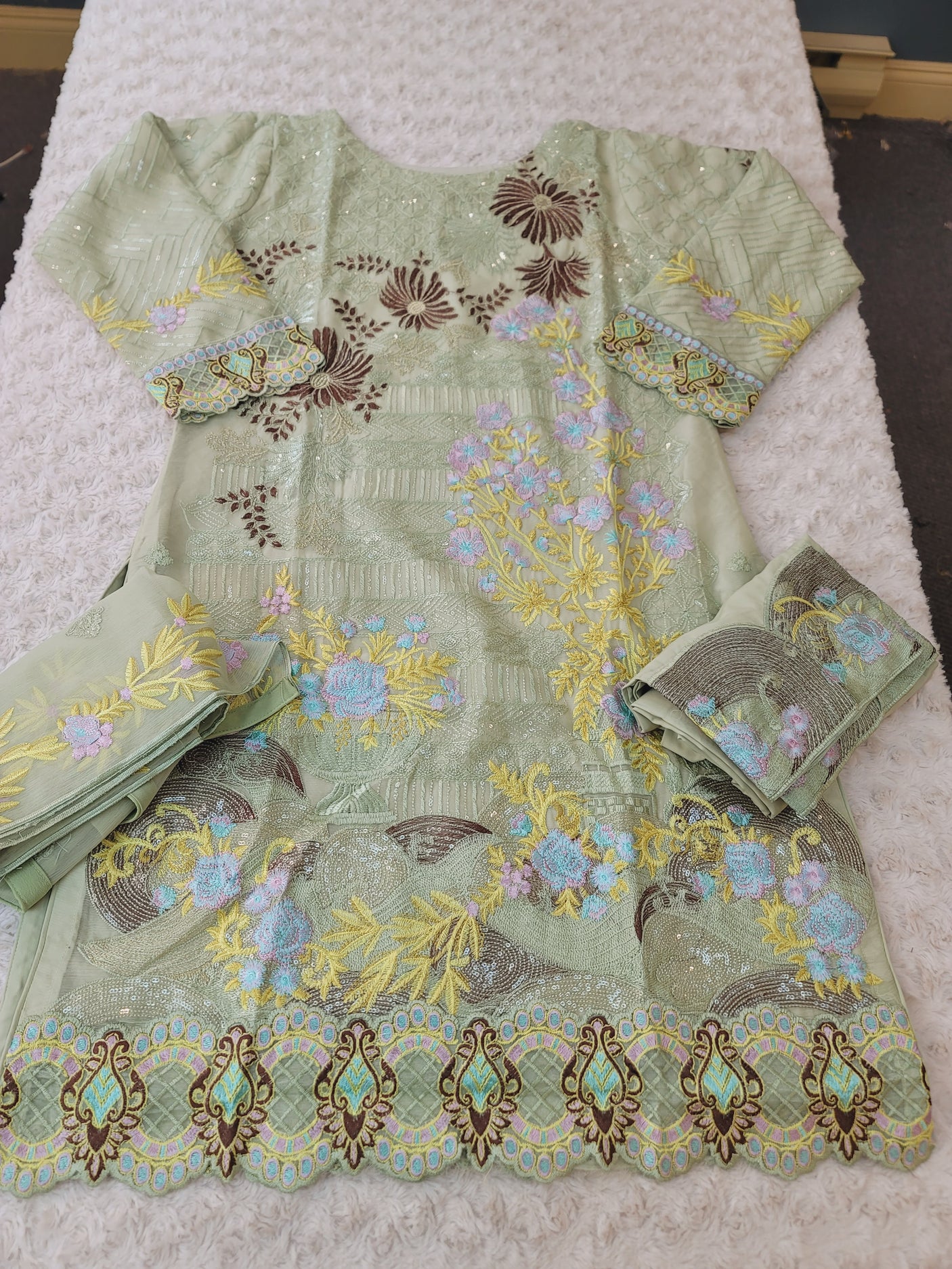 Pakistani Embroidered Party wear  Ready To Ship