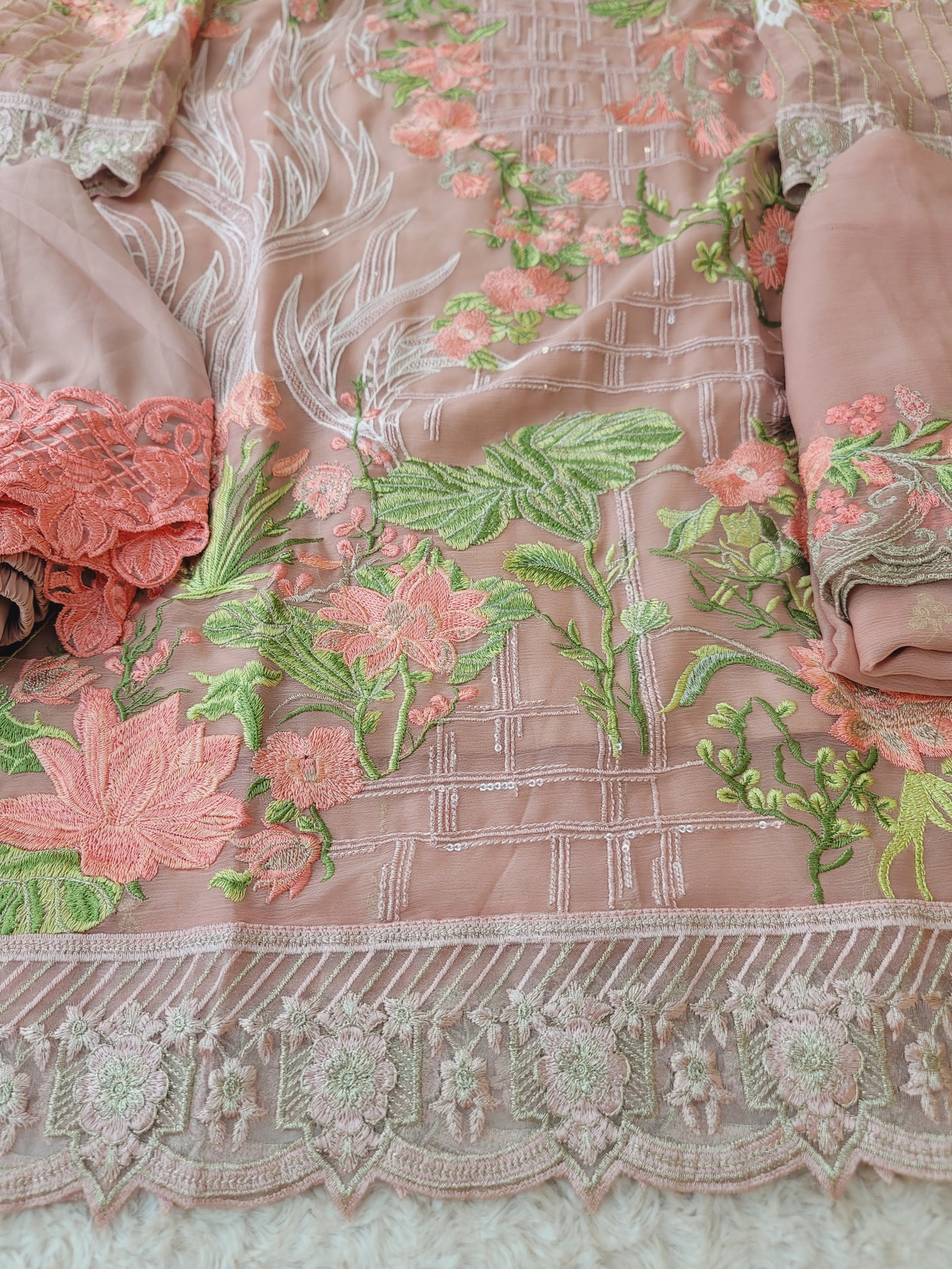 Pakistani Embroidered Party wear  Ready To Ship