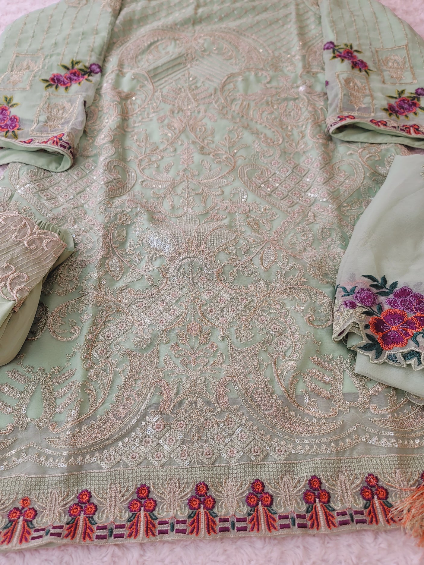 Pakistani Embroidered Party wear  Ready To Ship