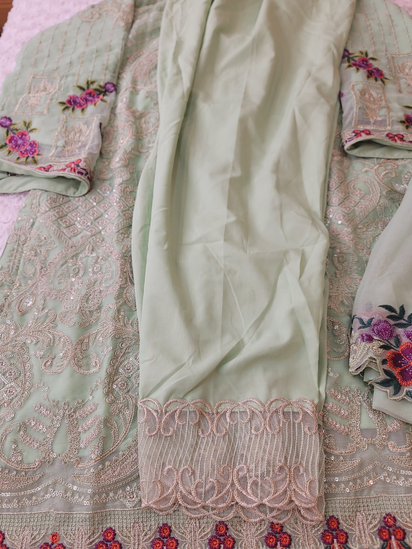 Pakistani Embroidered Party wear  Ready To Ship