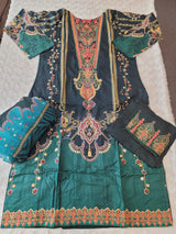 Pakistani stitched  lawn Embroidered Salwar kameez ready to ship