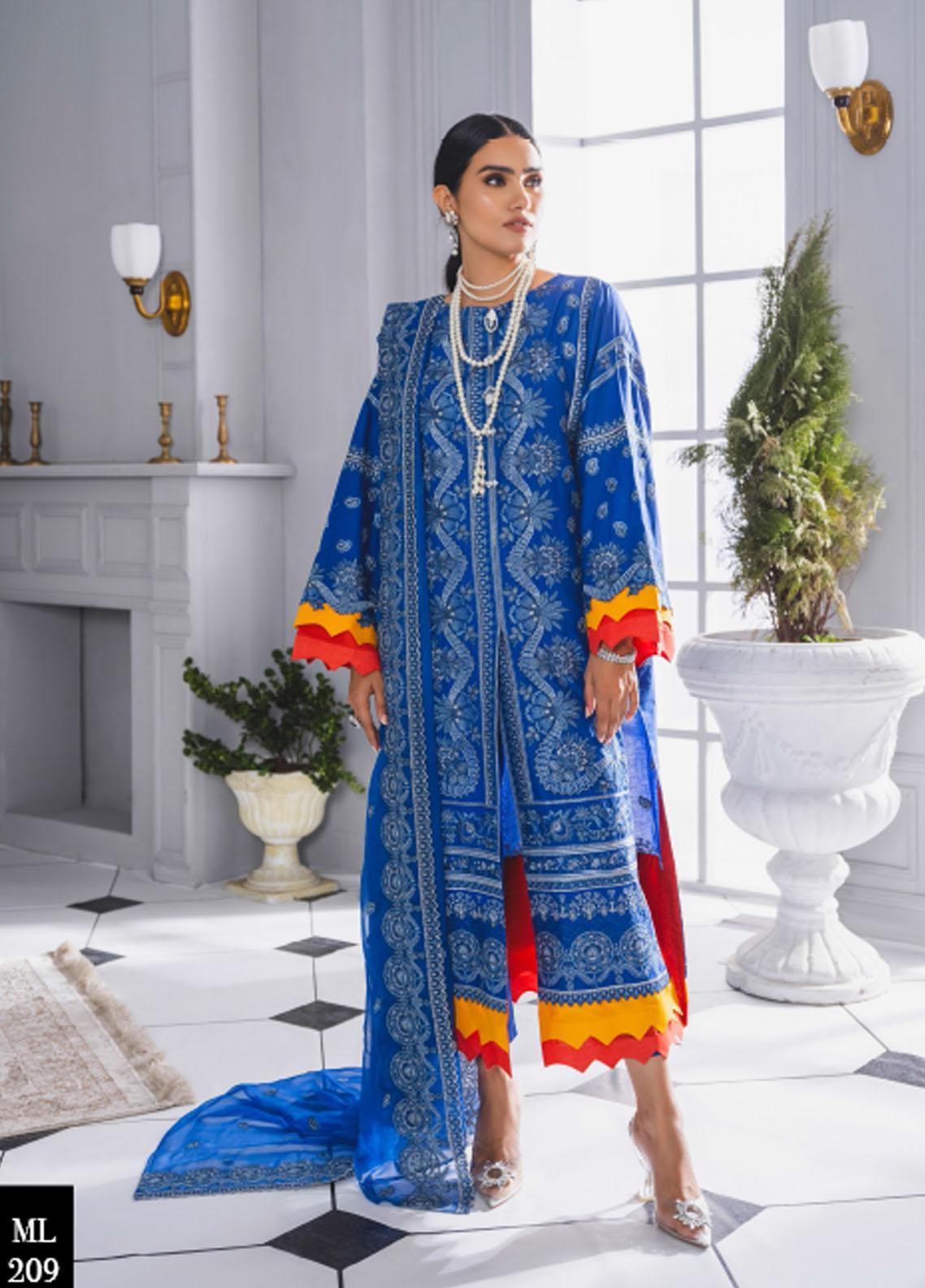 Maryum N Maria Embroidered Lawn Collection 100% Original