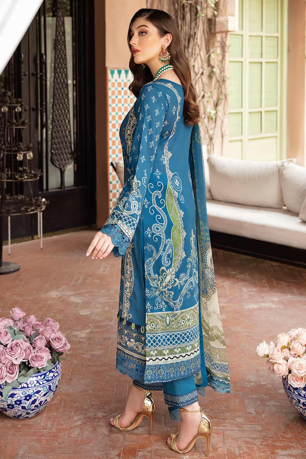 Mashaal By Ramsha Luxury Lawn 100% Original Ready To Ship