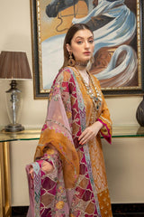 Charizma Diamond Dust Luxury Chiffon Embroidered 100% Original Guaranteed