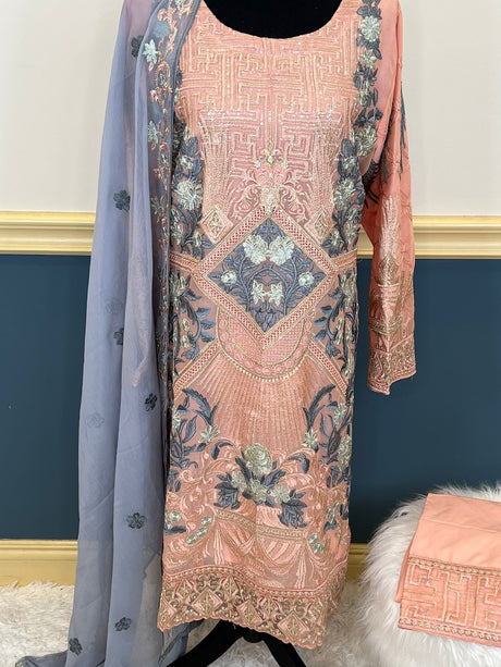 Pakistani Embroidered Party wear  Ready To Ship