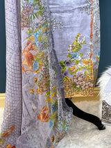 Pakistani Stitched lawn Embroidered Salwar kameez ready to ship