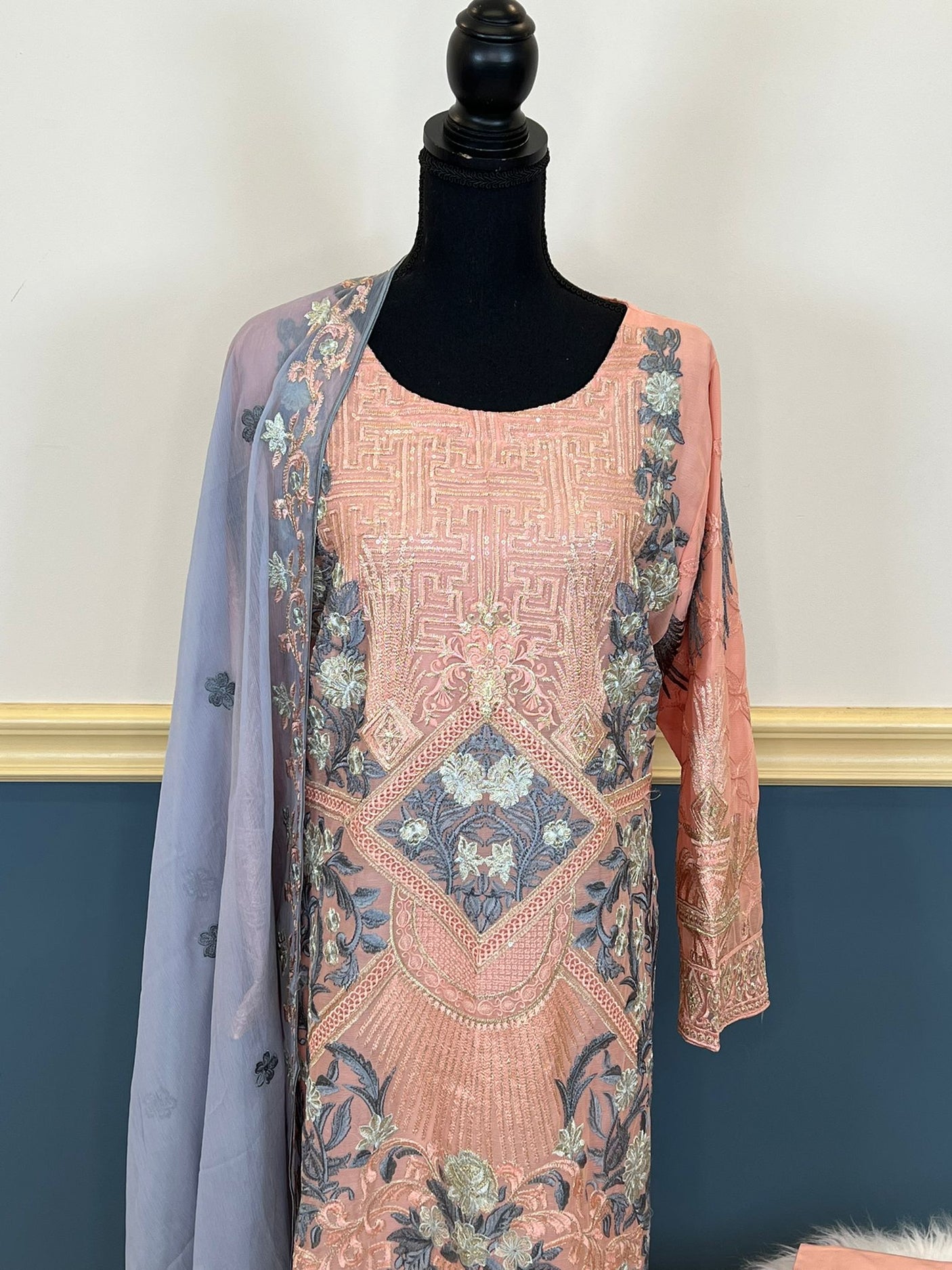 Pakistani Embroidered Party wear  Ready To Ship