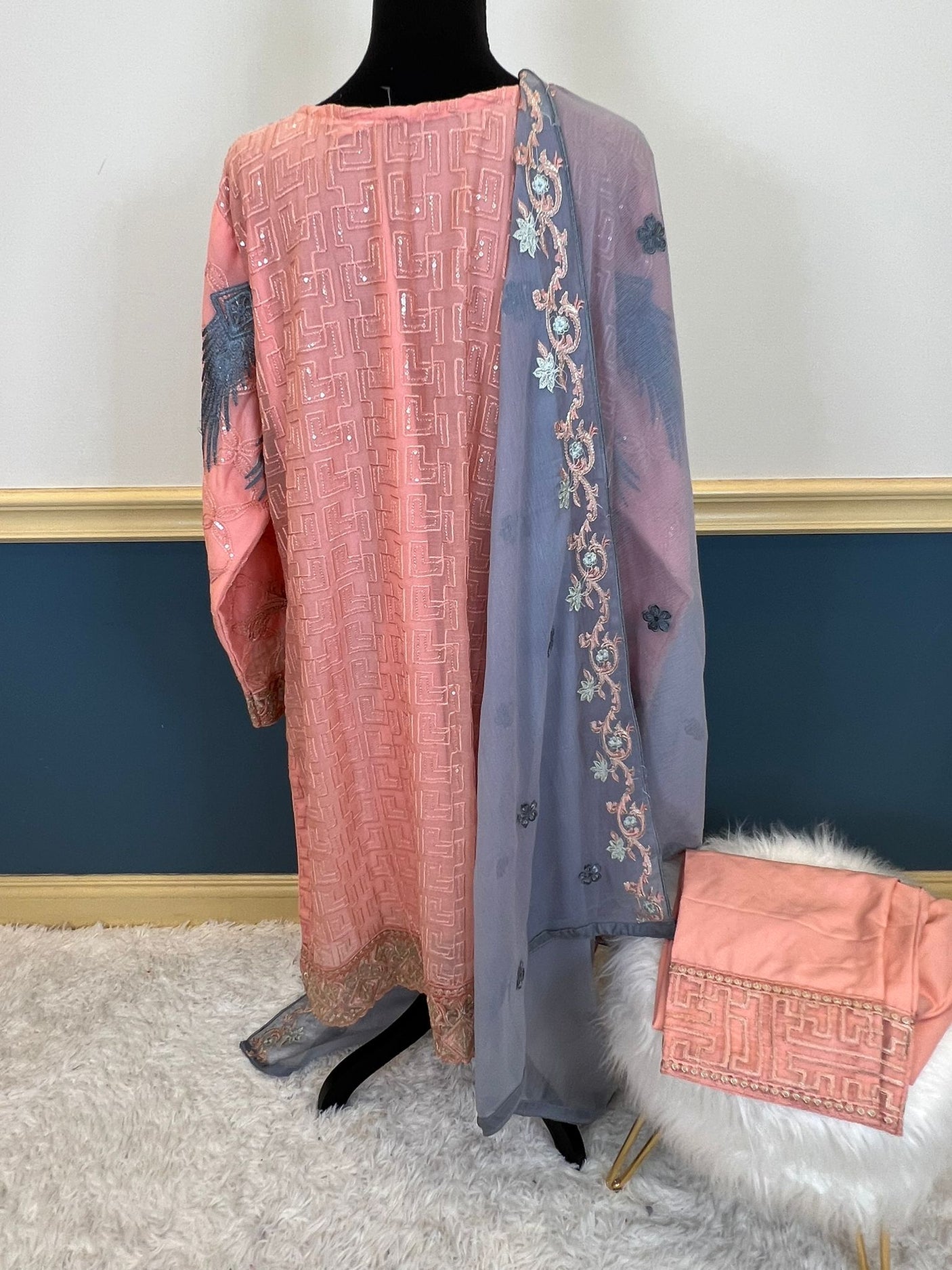 Pakistani Embroidered Party wear  Ready To Ship