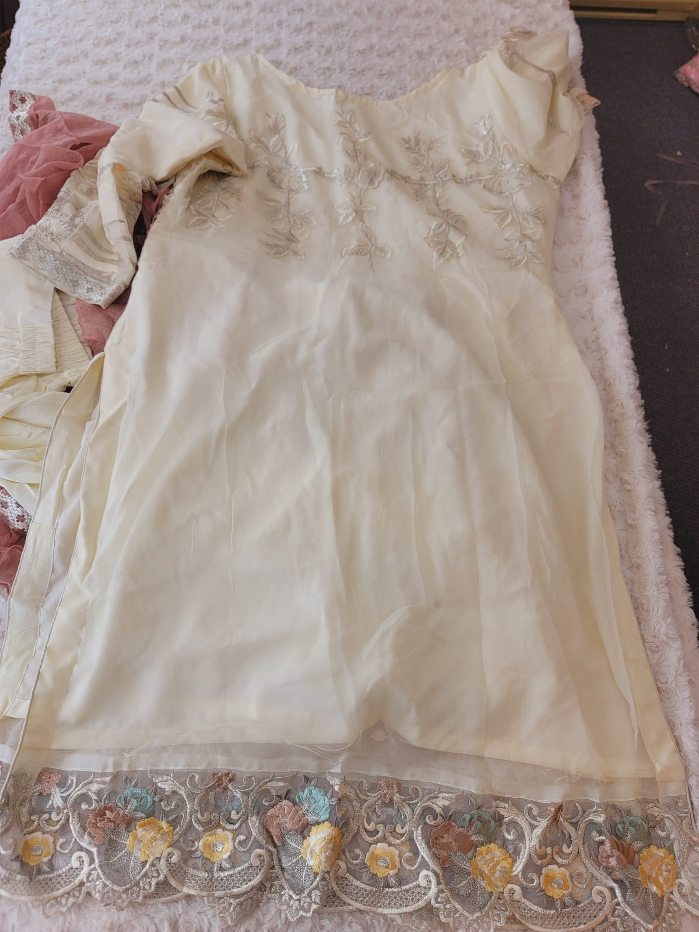 Pakistani Stitched Embroidery Party Wear Dresses Ready To Ship