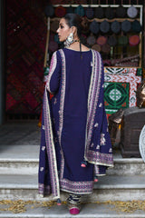 Qalamkar Kashaf Luxury Embroidered Shawl Collection 2022 - 100% Original