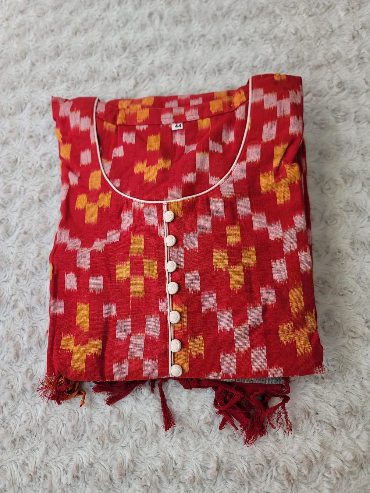 Handloom Ikkat Salwer Kamiz