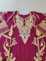 Pakistani Stitched lawn Embroidered Salwar kameez ready to ship