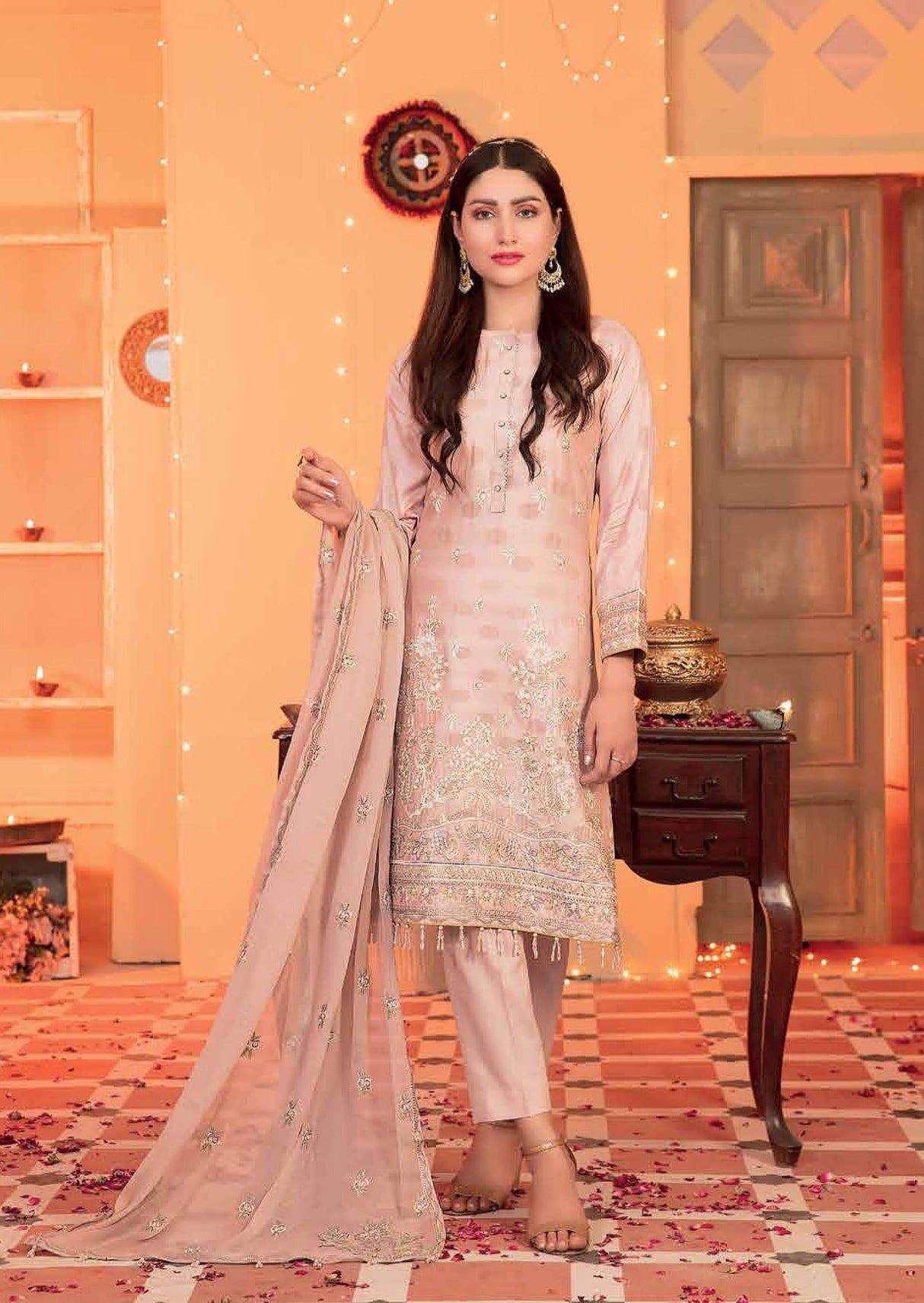 FESTIVE LUXURY By Tawakkal Embroidered Lawn Collection 2021 -100% Original Guaranteed