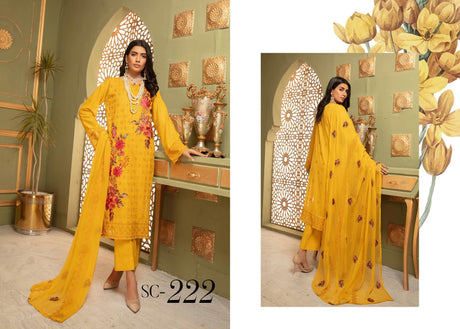 Khoobsurat Embroidered Swiss Lawn Collection-100% Original Guaranteed