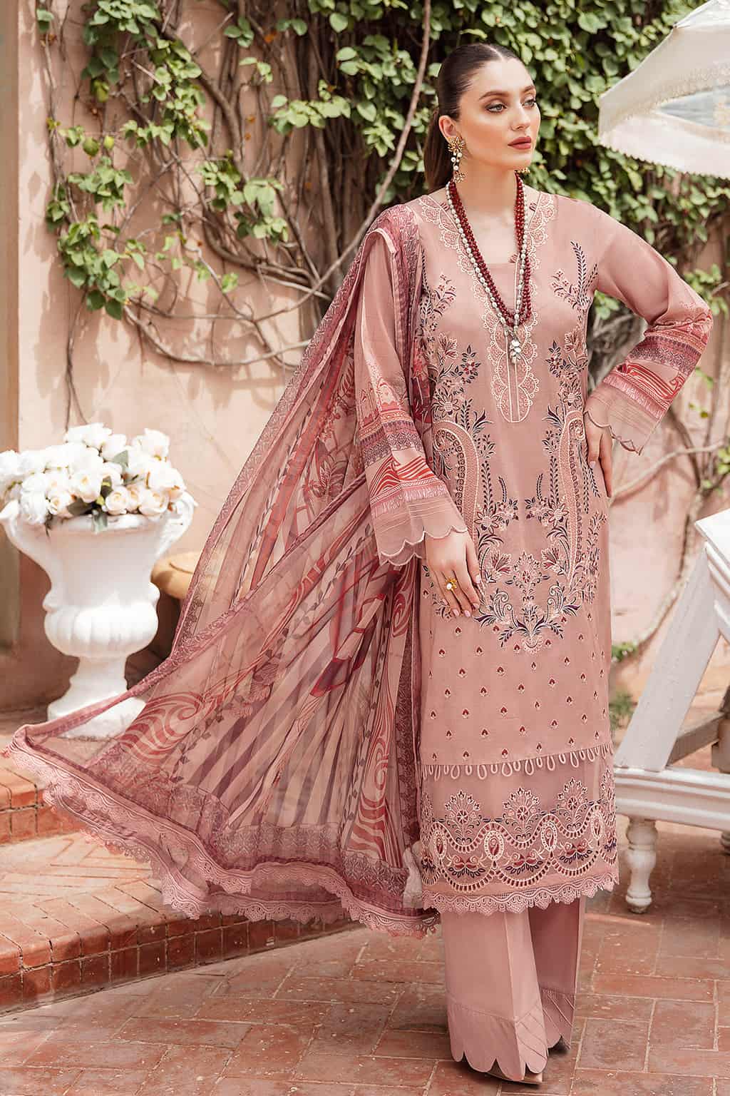 Mashaal By Ramsha Luxury Lawn 100% Original Ready To Ship