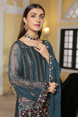 La'Fleur By Maryam's Chiffon Embroidered Collection